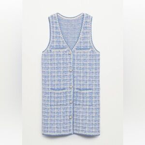 Mango tweed dress sz small